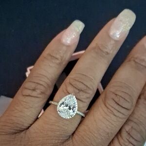 Pandora Silver Teardrop Ring